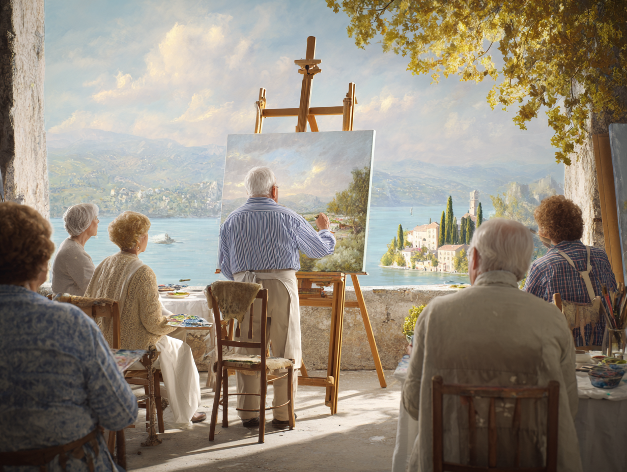 ambiente di studio e lettura dei materiali